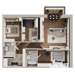 3-к квартира, вторичка, 96м2, 12/18 этаж