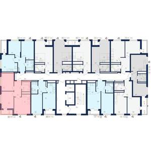 3-к квартира, вторичка, 45м2, 22/22 этаж