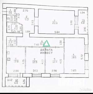 4-к квартира, вторичка, 110м2, 3/15 этаж