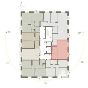 1-к квартира, вторичка, 39м2, 3/10 этаж