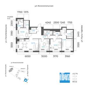 5-к квартира, вторичка, 97м2, 32/32 этаж