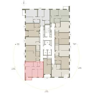 3-к квартира, вторичка, 63м2, 15/25 этаж