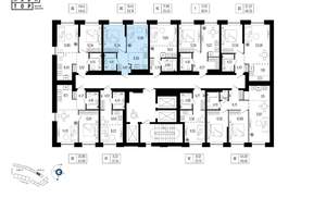 2-к квартира, вторичка, 40м2, 14/25 этаж