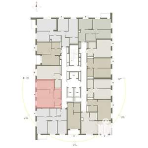 1-к квартира, вторичка, 48м2, 24/25 этаж