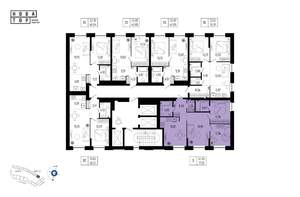 3-к квартира, вторичка, 77м2, 6/25 этаж