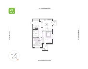 3-к квартира, вторичка, 65м2, 5/24 этаж