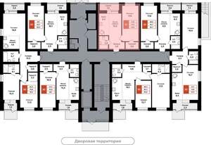 2-к квартира, вторичка, 45м2, 1/8 этаж