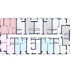2-к квартира, вторичка, 43м2, 14/22 этаж
