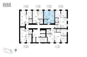 2-к квартира, вторичка, 41м2, 8/25 этаж