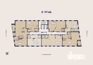 2-к квартира, строящийся дом, 68м2, 8/9 этаж