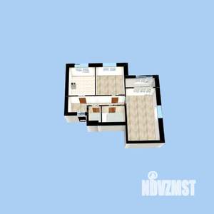 2-к квартира, вторичка, 63м2, 9/20 этаж