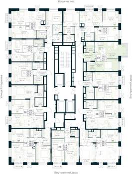 1-к квартира, вторичка, 47м2, 24/30 этаж