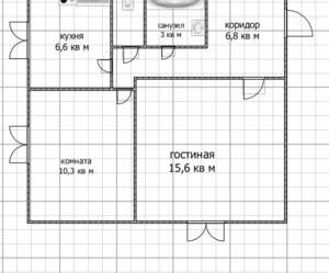 2-к квартира, вторичка, 44м2, 2/3 этаж