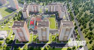 2-к квартира, строящийся дом, 54м2, 12/25 этаж