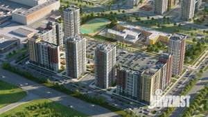 1-к квартира, строящийся дом, 42м2, 2/25 этаж
