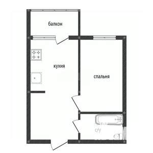 1-к квартира, вторичка, 35м2, 4/25 этаж