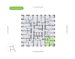 2-к квартира, вторичка, 52м2, 16/24 этаж