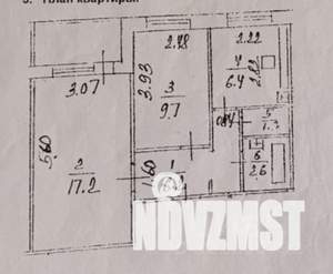 2-к квартира, вторичка, 43м2, 7/9 этаж