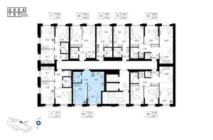 2-к квартира, вторичка, 47м2, 2/13 этаж