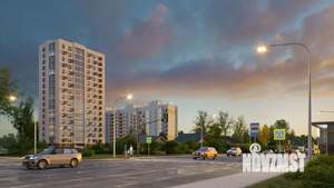 1-к квартира, строящийся дом, 38м2, 7/17 этаж
