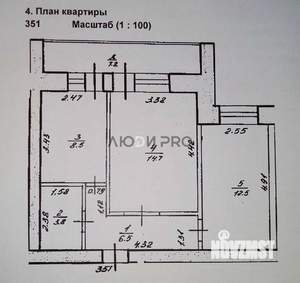 2-к квартира, вторичка, 50м2, 8/12 этаж