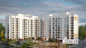 1-к квартира, строящийся дом, 40м2, 9/10 этаж
