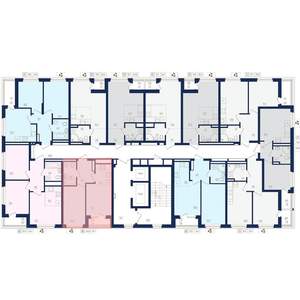 2-к квартира, вторичка, 34м2, 2/22 этаж