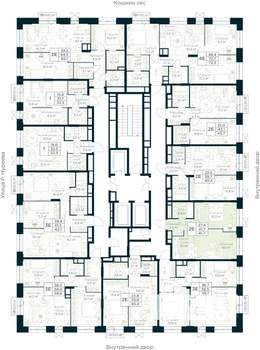 1-к квартира, вторичка, 42м2, 6/30 этаж