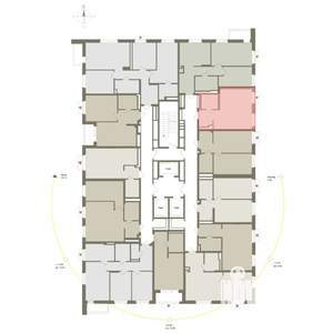 1-к квартира, вторичка, 34м2, 6/25 этаж