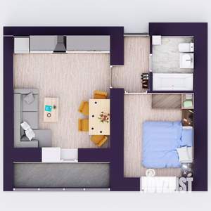 1-к квартира, вторичка, 32м2, 6/20 этаж