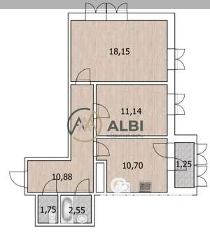 2-к квартира, вторичка, 58м2, 14/23 этаж