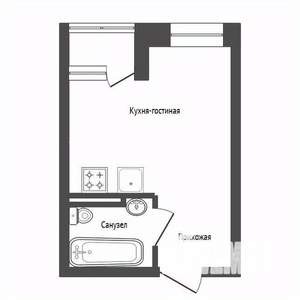 Студия квартира, вторичка, 27м2, 10/10 этаж