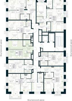 1-к квартира, вторичка, 40м2, 4/15 этаж