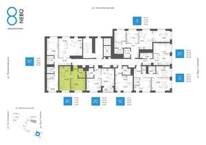 2-к квартира, вторичка, 41м2, 4/17 этаж