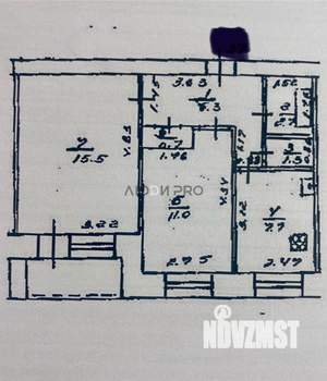 2-к квартира, вторичка, 45м2, 8/9 этаж