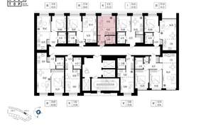 1-к квартира, вторичка, 23м2, 2/25 этаж
