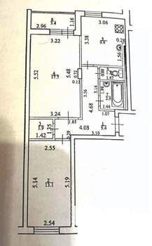 2-к квартира, вторичка, 59м2, 6/18 этаж