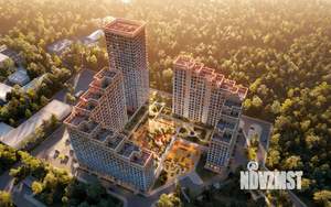2-к квартира, строящийся дом, 56м2, 4/16 этаж