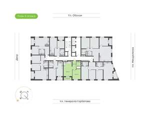 1-к квартира, вторичка, 48м2, 3/25 этаж