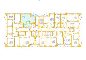 2-к квартира, строящийся дом, 45м2, 5/27 этаж