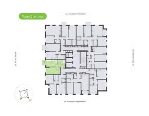1-к квартира, вторичка, 42м2, 2/18 этаж