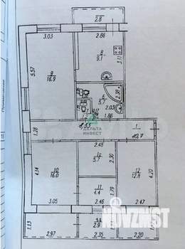 4-к квартира, вторичка, 83м2, 5/9 этаж