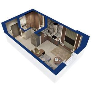 Студия квартира, вторичка, 30м2, 10/25 этаж