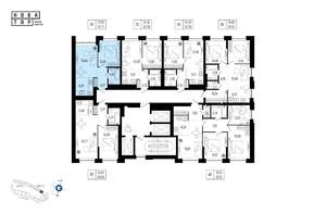 2-к квартира, вторичка, 44м2, 15/25 этаж