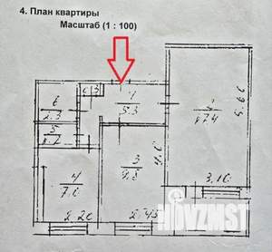 2-к квартира, вторичка, 43м2, 2/9 этаж