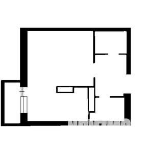1-к квартира, вторичка, 42м2, 7/25 этаж