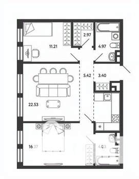 Фото квартиры на продажу (1)
