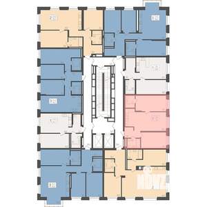 2-к квартира, вторичка, 72м2, 16/18 этаж