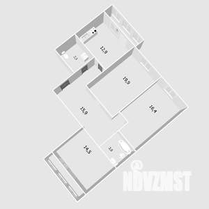 3-к квартира, вторичка, 90м2, 15/15 этаж