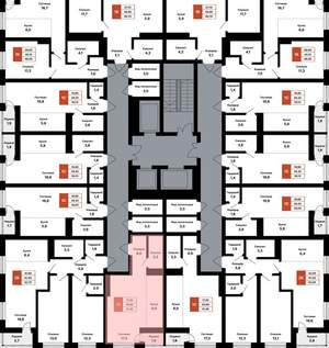 Студия квартира, вторичка, 31м2, 25/25 этаж